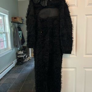 Black gorilla costume
